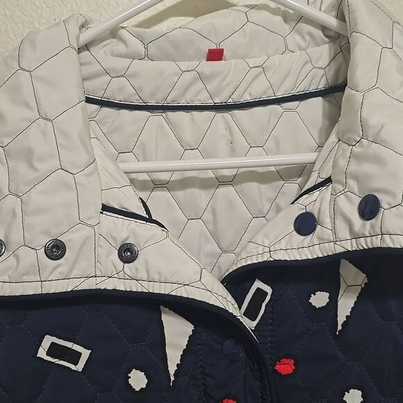 Landi Fancy Reversible Trapuntino Quilted Jacket Italy 40 - Picture 2 of 13